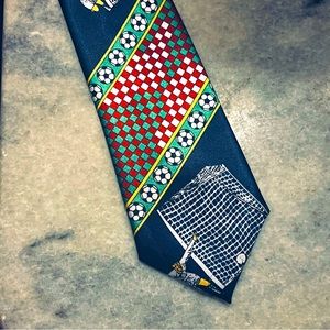 Soccer Silk Necktie